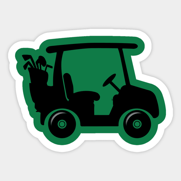 Golfing Funny Tee Shirt for Golfers Sticker by KevinWillms1